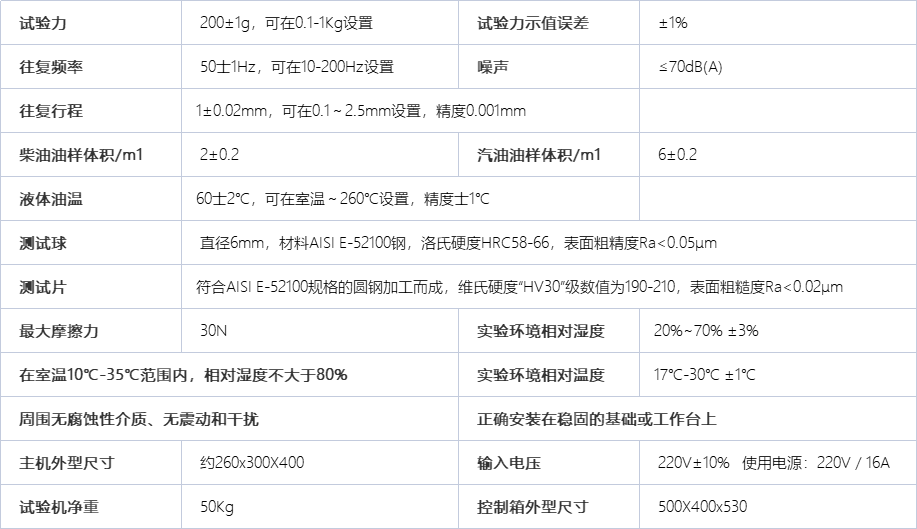  A3077柴油润滑摩擦磨损测定仪