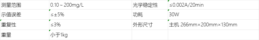 B1190总硬度分析仪技术参数