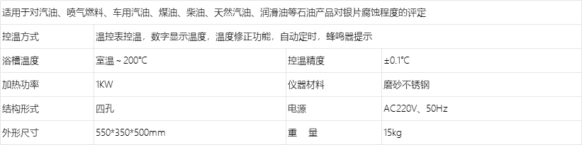 A2015银片腐蚀测定仪