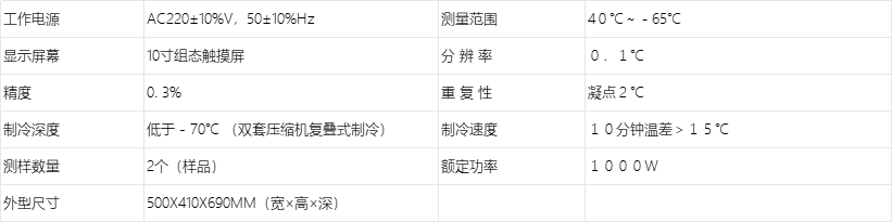 A1121Y自动原油凝点测定仪技术参数